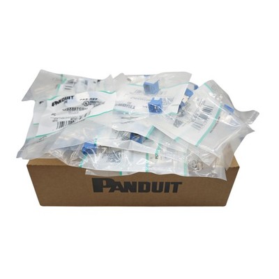 Fit For Panduit Blue Cat6a 10 Gig (BOX OF 50) CJ6X88TGBU Mini-Com Jack