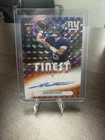 2025 Topps Finest Football Jaxson Dart Rookie Auto Orange Geometric /25 Giants