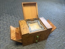 1930s Pop Open Ashtray & Cigarette Holder ✅