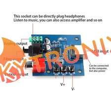 PCM2704 USB DAC to S/PDIF Sound Card Decoder Board 3.5mm Analog Output F/PC NEW
