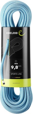 Boa 9.8mm Dynamic Climbing Rope - Blue 70m