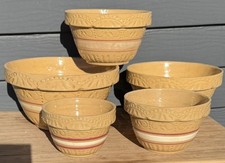 5pc VTG RRB Co. Roseville Ohio Stoneware Pottery 9