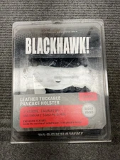 Blackhawk #422003BK-R Size 3 Leather IWB Tuckable Pancake Holster Right Hand