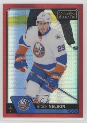 2016-17 O-Pee-Chee Platinum Red Prism 169/199 Brock Nelson #17 uk2