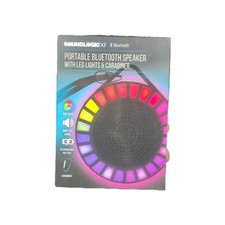 SoundLogic XT PORTABLE Bluetooth Speaker With LED Lights &Carabiner PRGB-12/2385