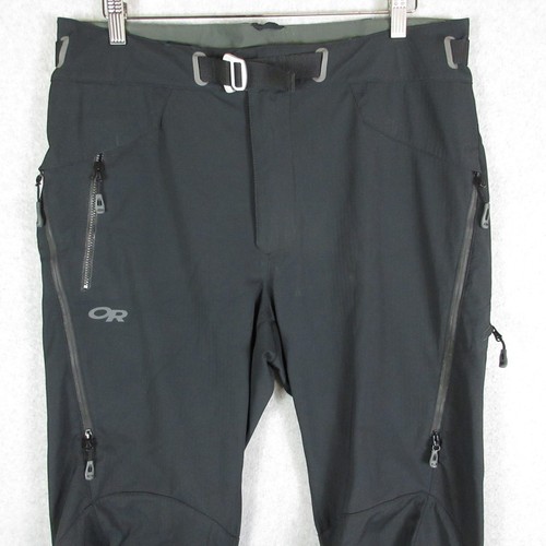 Outdoor Research Pants Mens Large Black Iceline Pants Ice Climbing Trekking - Picture 2 of 13