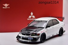 Super A 1/18 Mitsubishi Lancer EVO IX MR FQ-360 JDM White Diecast Car Model