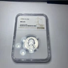 1955 Washington Silver Quarter Dollars  25C, NGC MS65!