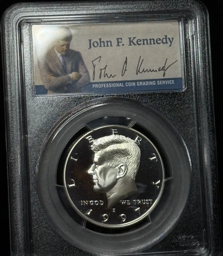 PCGS PR69DCAM - 1997 S Kennedy Silver 50C Proof Half Dollar Coin - 818