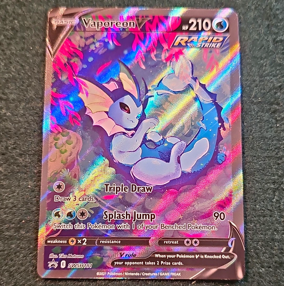 25+ Vaporeon V SWSH181 SWSH: Sword & Shield Promo Cards for sale