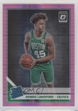 2019 Panini Donruss Optic Rated Rookie Pink Hyper Prizm Romeo Langford #182 uk2