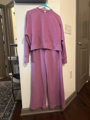 90 Degree By Reflex Lavender Purple Two-Piece Lounge Pajama Set