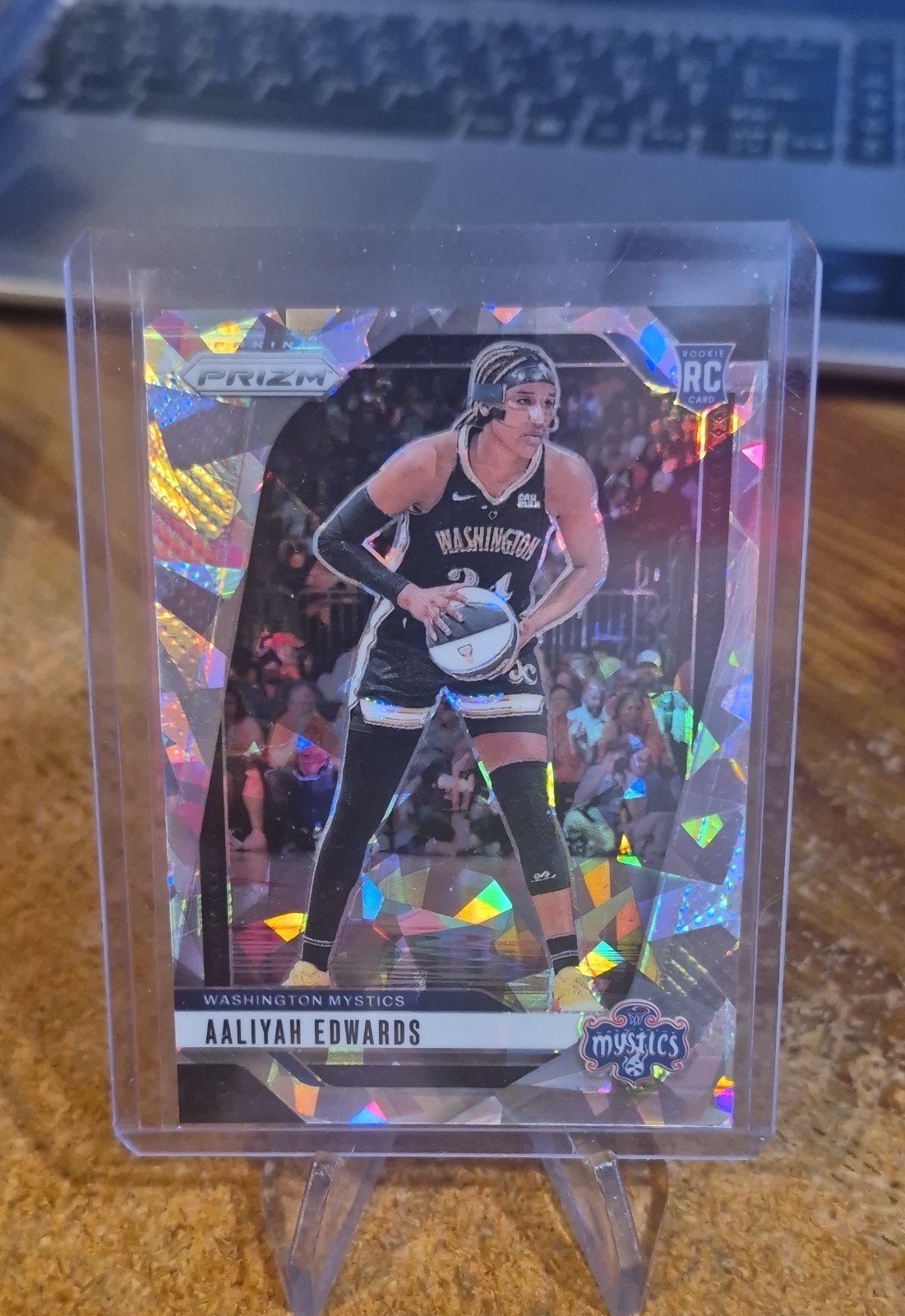 2024 Panini Prizm WNBA - Aaliyah Edwards #70 Ice Prizm (RC)