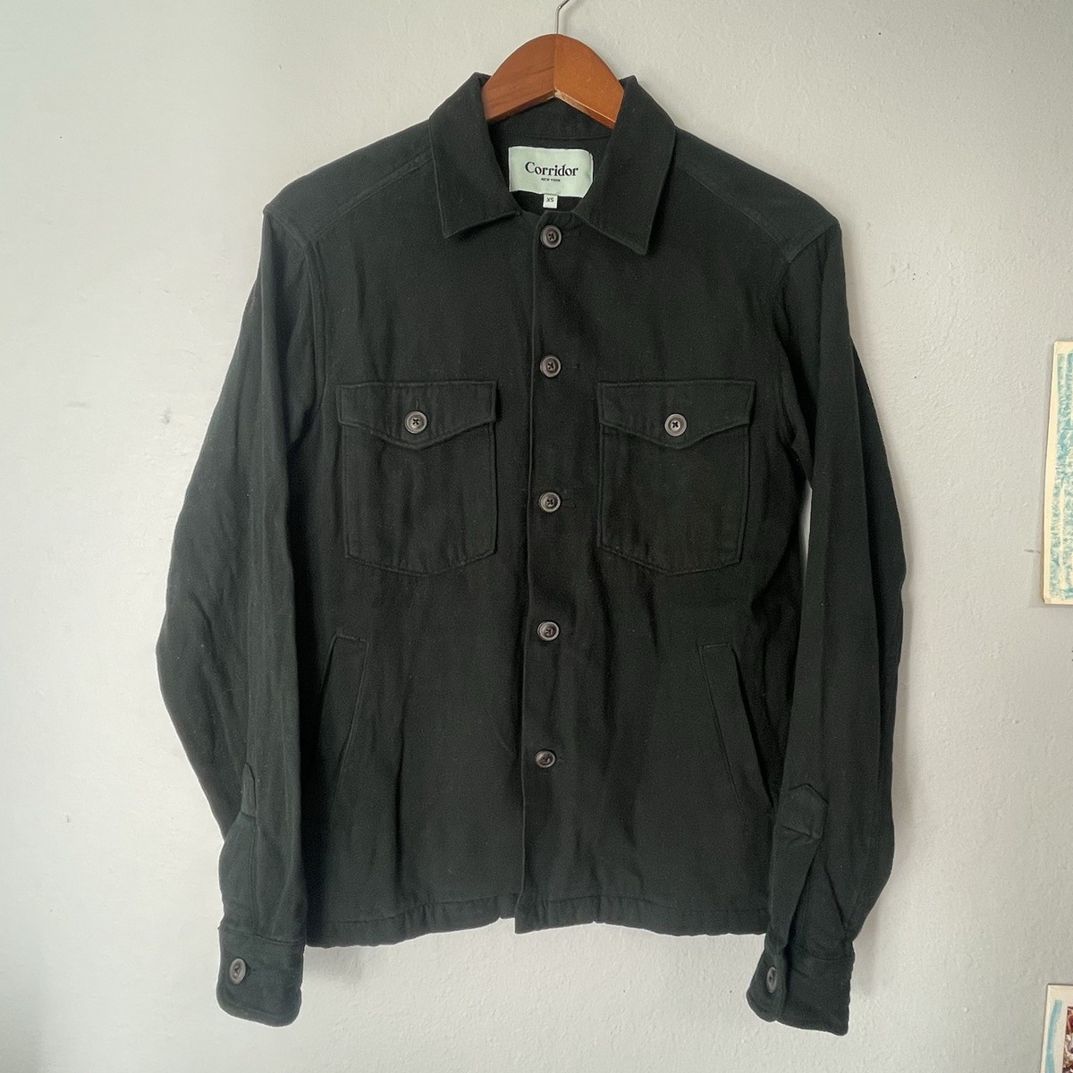 Corridor New York Moleskin Spruce Military Jacket Mens XS | eBay