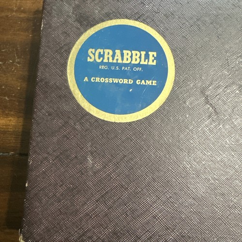 2 Vintage 1948-1953 SCRABBLE Brettspiel Selchow & Righter Holz Spielsteine - Bild 3 von 15