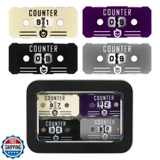 FIGURESLAB 4Pcs MTG Life Counter Twin Digits with Metal Box, Health Tracker L