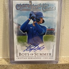 2024 Panini Boys Of Summer - Cristian Hernandez Autograph #CGS-CH /149 - Marlins