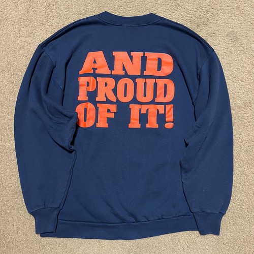 Vintage Auburn Tigers “I’m An Auburn Fan… And Proud Of It!” Crewneck XL - Picture 2 of 7