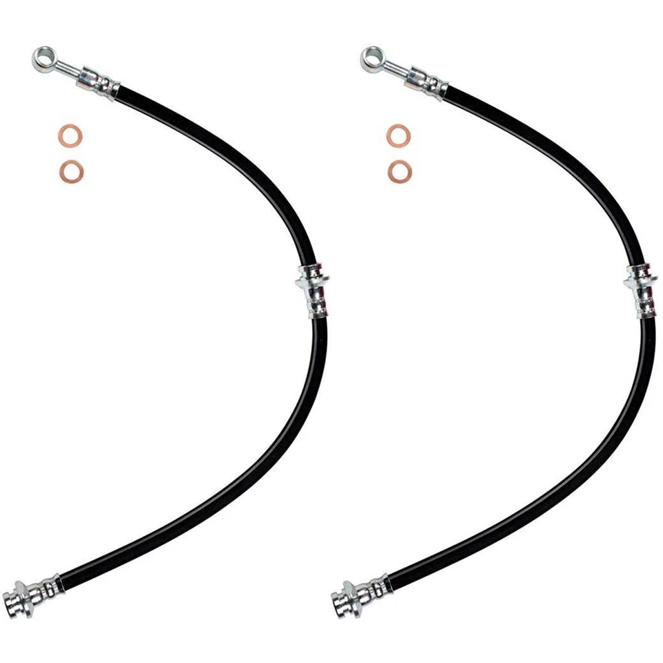 Manguera hidráulica de freno delantero Sunsong para 1997 1998 1999 2000 Infiniti QX4 3,3 L Foto 2 de 2