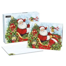 Lang Companies,  Santas Coming To Town by Susan Winget Boxed Christmas Cards