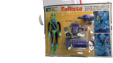 Major Matt Mason alien space buddy Callisto. Mint on card.