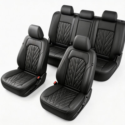 Seat Covers For Chevy Leather Waterproof Automotive Seat Protector (2/5 Seats)