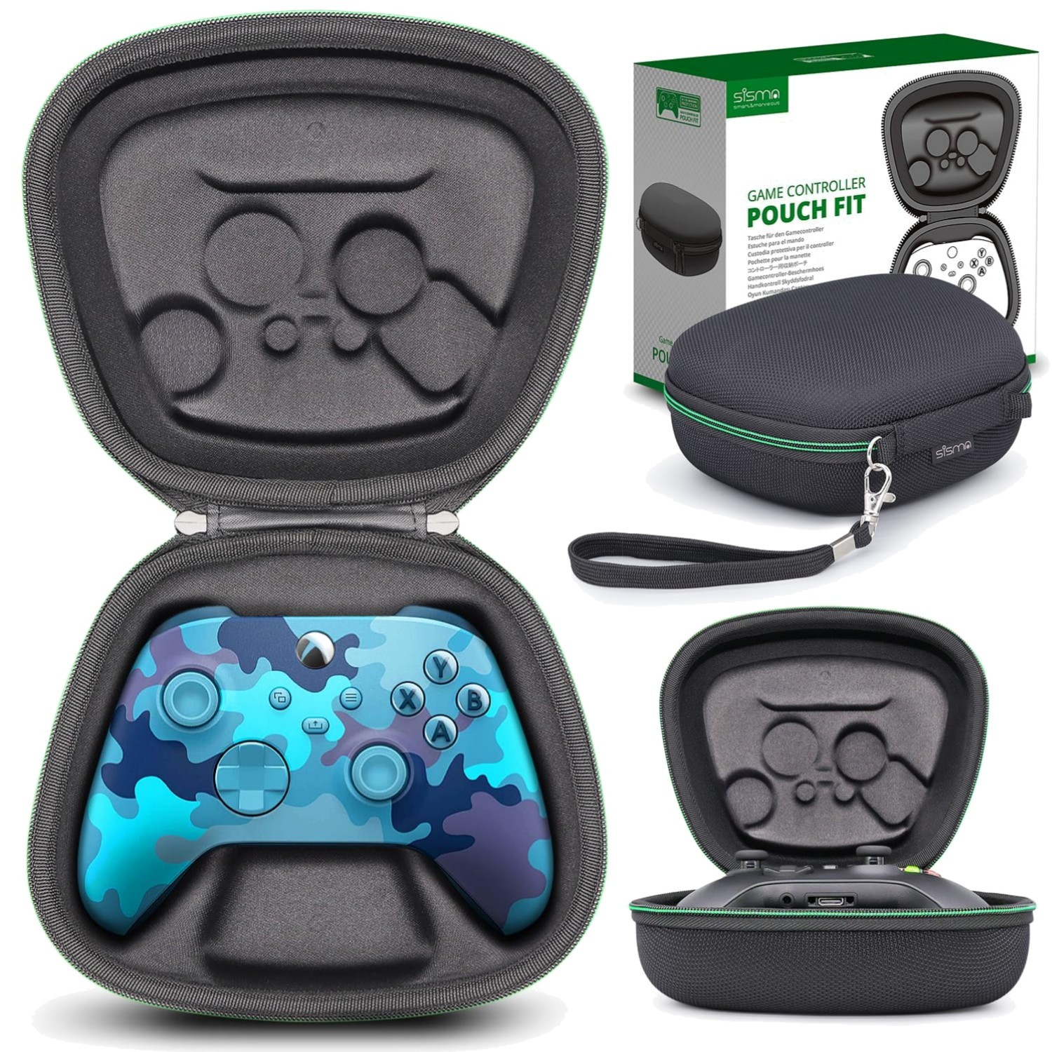 Custodia controller Xbox Series X S nera EVA custodia protettiva viaggio conservazione
