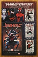 2019 Marvel Comics Spider-Verse Print Ad/Poster Olivier Coipel TPB Promo Pop Art