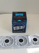 UNTESTED Lian Li Uni Fan SL Wireless LCD 120 Reverse - White - 3 Pack - FAN ONLY