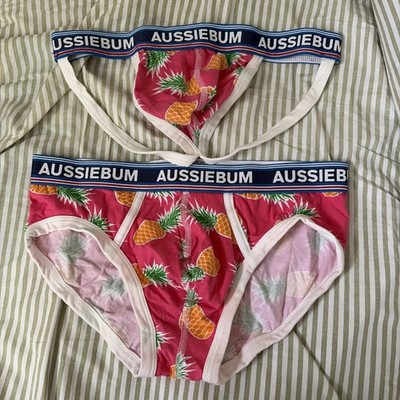 Aussiebum Matching Brief And Jockstrap Men s Underwear Size Small