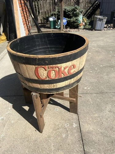 coca cola cooler vintage coke ice chest-