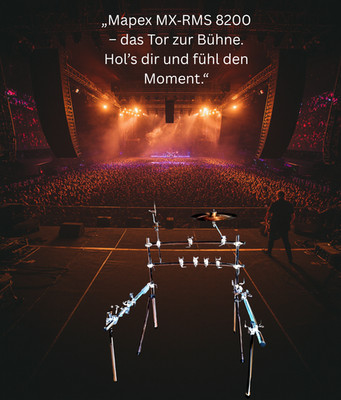 Mapex, Rack-Mount-System, Double Curved Deluxe Rack inkl. zwei Seitenanbauten