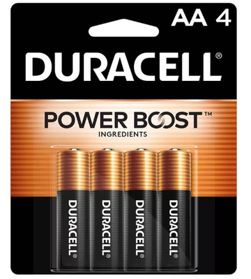 56 pc Duracell MN1500B24 Alkaline AA Batteries - Pack of 14