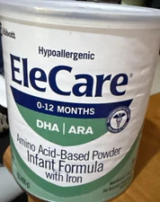4 cans EleCare Infant  DHA powder  formula, Expiration Dates 2026