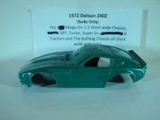 HO scale Slot Car Custom Resin body only 1972 Datsun 240Z in Green