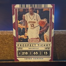Panini 2020 Contenders Prospect Ticket #13 James Harden Arizona State Basketball