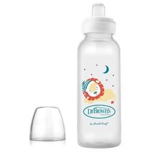 Dr. Brown's Milestones 8oz Lion Silicone Sippy Bottle for Easy Transition 6m 