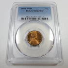 1909 P VDB PCGS MS63 RD RED - Lincoln Wheat Penny Cent 1c US Coin #56791A