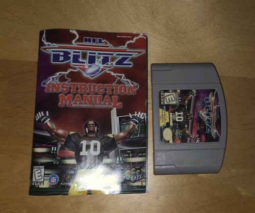 NFL Blitz (Nintendo 64, 1997) Box Manual Complete CIB N64 - Picture 5 of 11