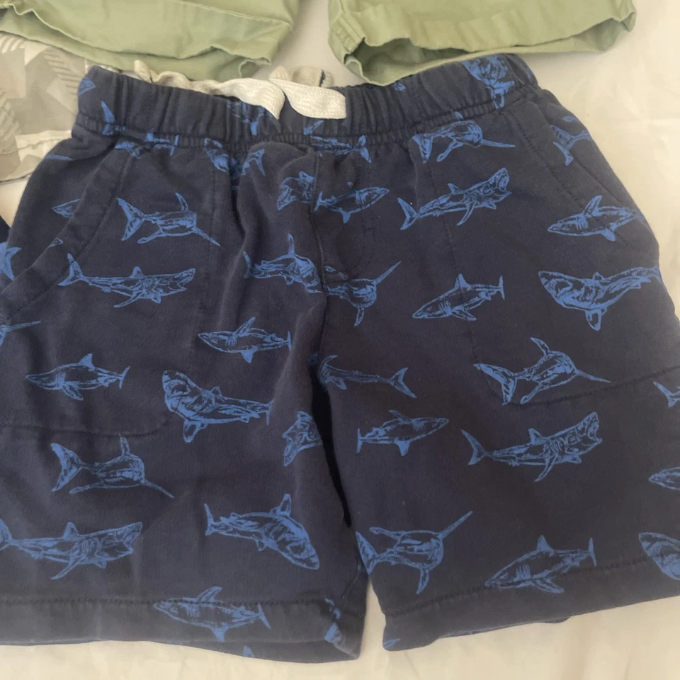 CARTER'S & CIRCO & cat And Jack Boys Shorts  Cotton size 4T Lot 5 & 2 Pj Short - Image 3 of 4