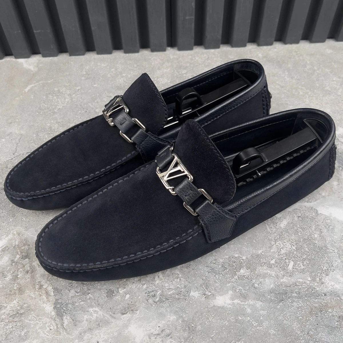 Louis Vuitton Moccasin Blue Casual Shoes for Men for sale | eBay