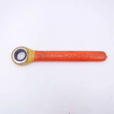 Cementex 9/16'' Insulated Ratcheting Box Wrench IGW-18