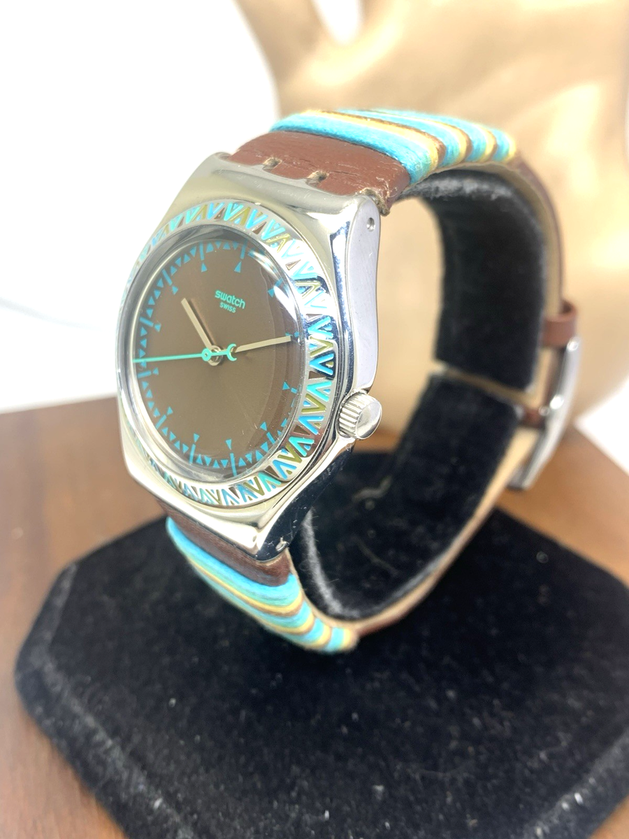 Swatch Women's Watch YLS173 Irony Swiss Quartz Vintage Brown