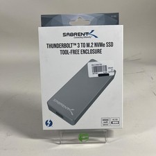 New Sabrent Thunderbolt 3 to M.2 NVME SSD Case/Enclosure EC-T3NS