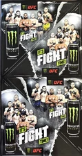 UFC "IT'S FIGHT TIME" Monster Energy Sticker Sheet