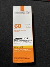 La Roche - Posay Anthelios SPF 60 Ultra Light Sunscreen Fluid 1.7 oz Exp 4/27