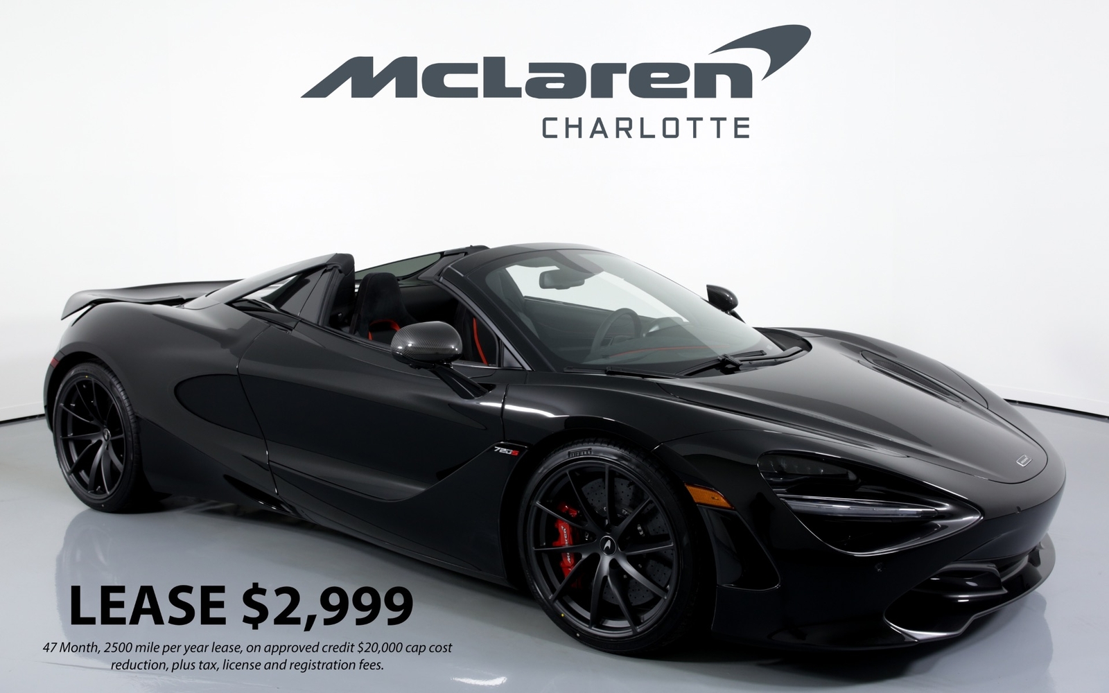2020 McLaren 720S Spider Performance 2020 McLaren 720S Spider, Onyx Black with 47 Miles available now!