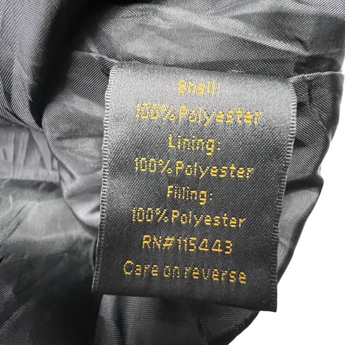 Helix Full Zip Vest Size Large Pockets Biker Grunge Punk Goth Black - Picture 5 of 9