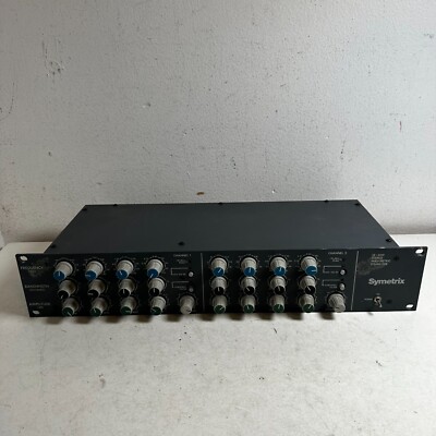 Vintage Symetrix SE-400 Black Tone Control Stereo Analog Parametric Equalizer