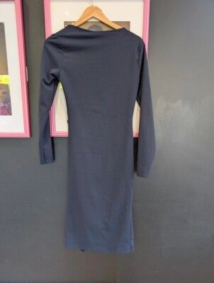PrettyLittleThing Asymmetric Neck Navy Pleated Wrap Midi Dress BNWT Size 10 | eBay UK PrettyLittleThing Asymmetric Neck Navy Pleated Wrap Midi Dress BNWT Size 10 | eBay UK